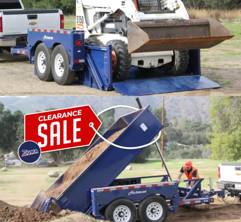 2024 Air-tow 3D-12 Drop Deck Dump Trailer