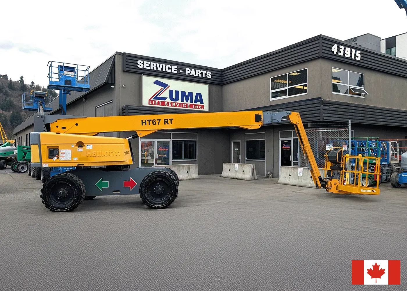 2018 Haulotte HT67RTJO Boom Lift