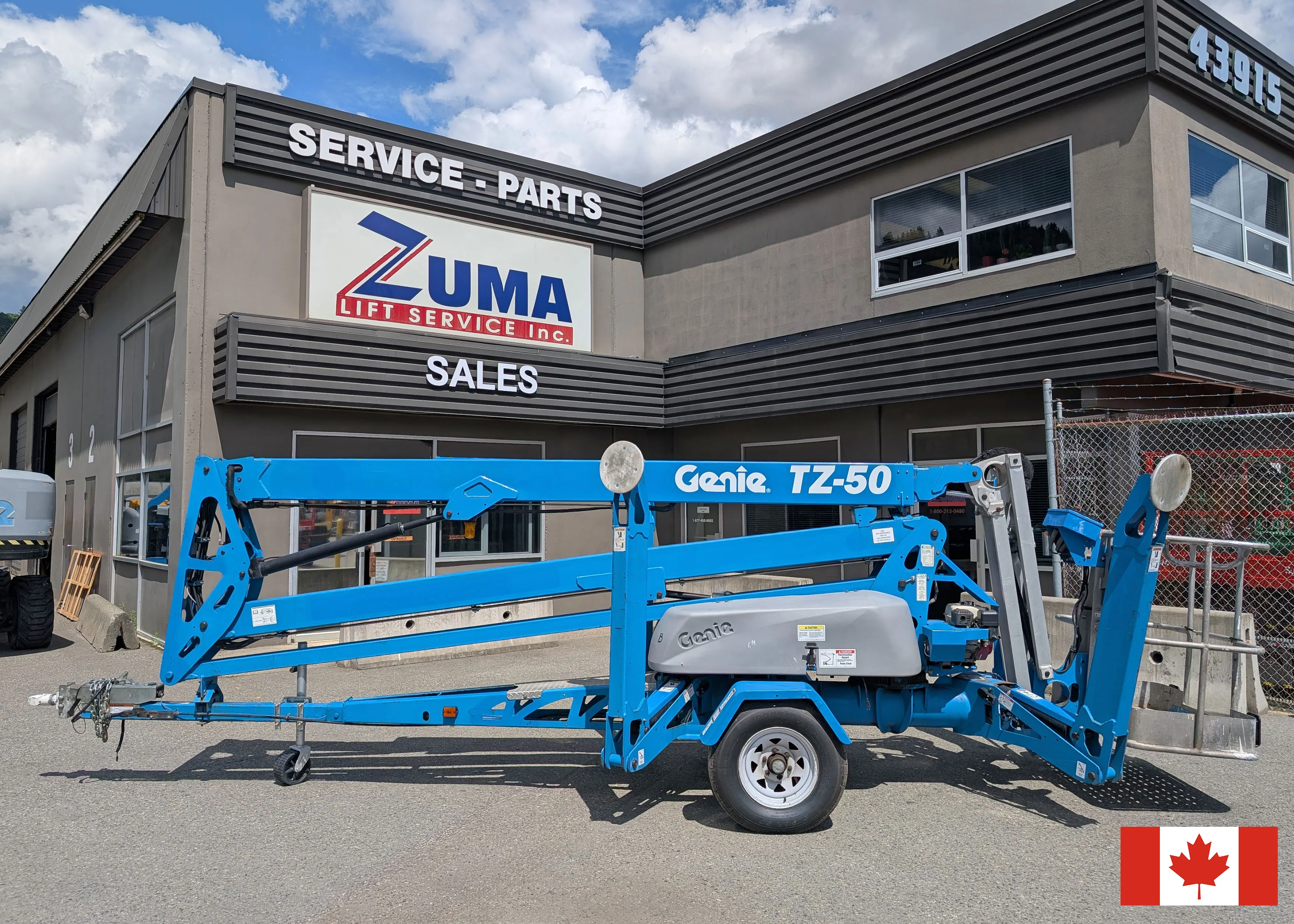 2013 Genie TZ50 Towable Boom Lift
