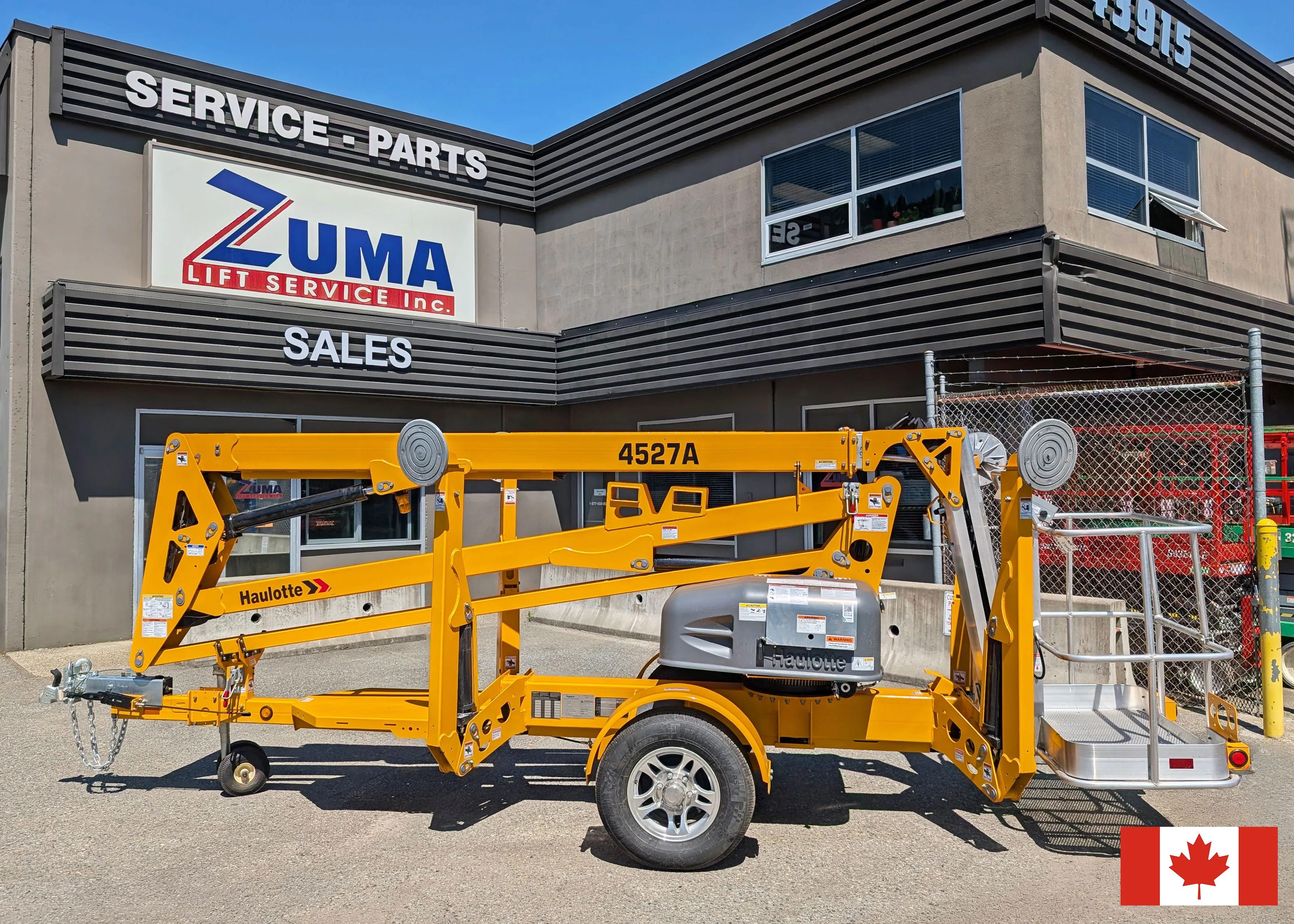 NEW Haulotte 4527A Towable Boom Lift (Western Canada)