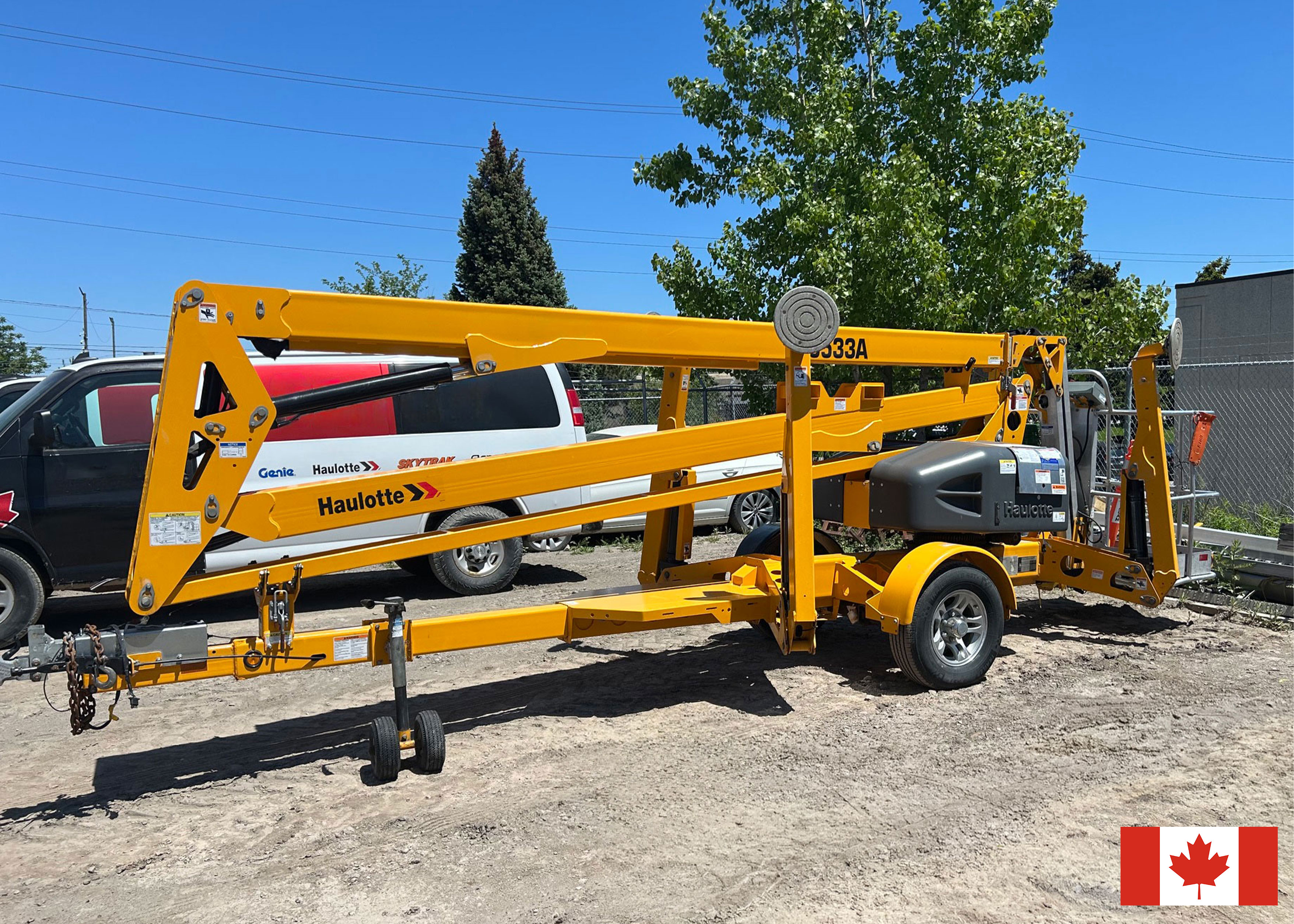 2024 Haulotte 5533A Towable Boom Lift