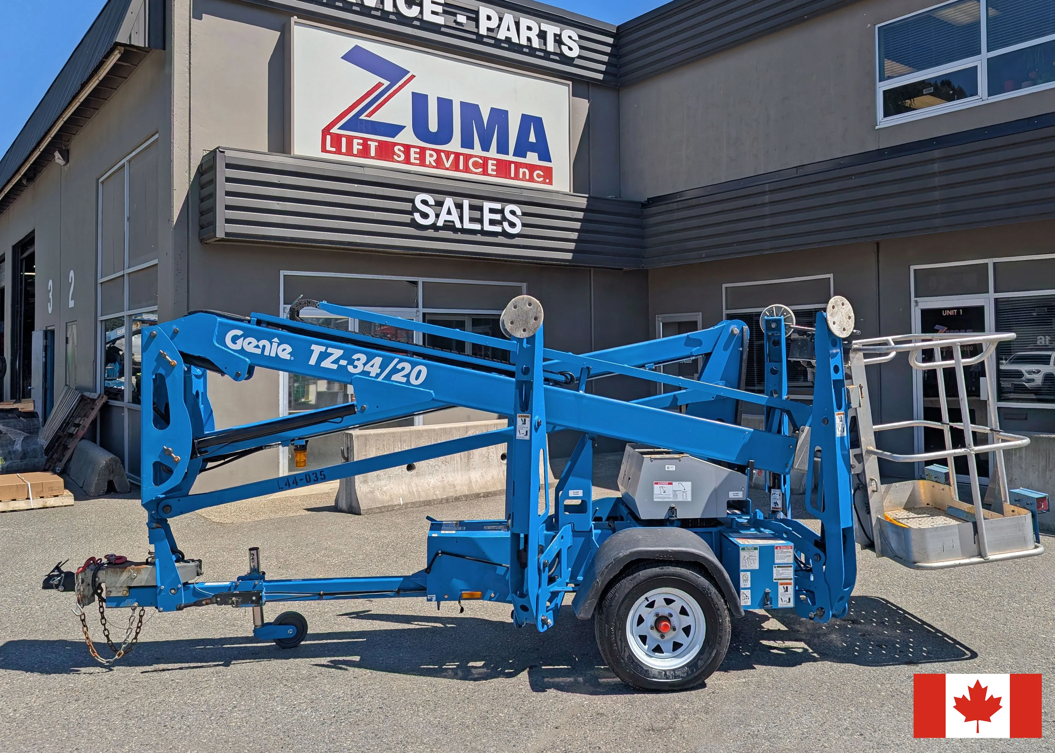 2020 Genie TZ-34/20 Towable Boom Lift
