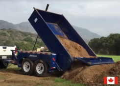 NEW Air-tow 3D-12 Level Loading Dump Trailer