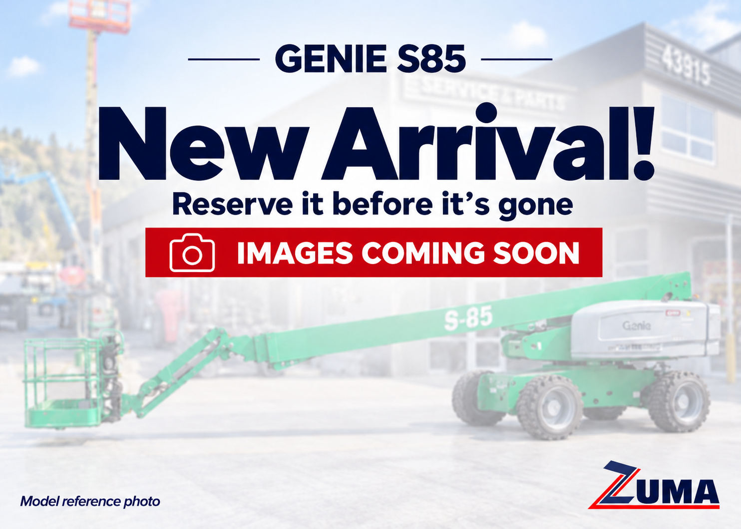 2017 Genie S65 Boom Lift