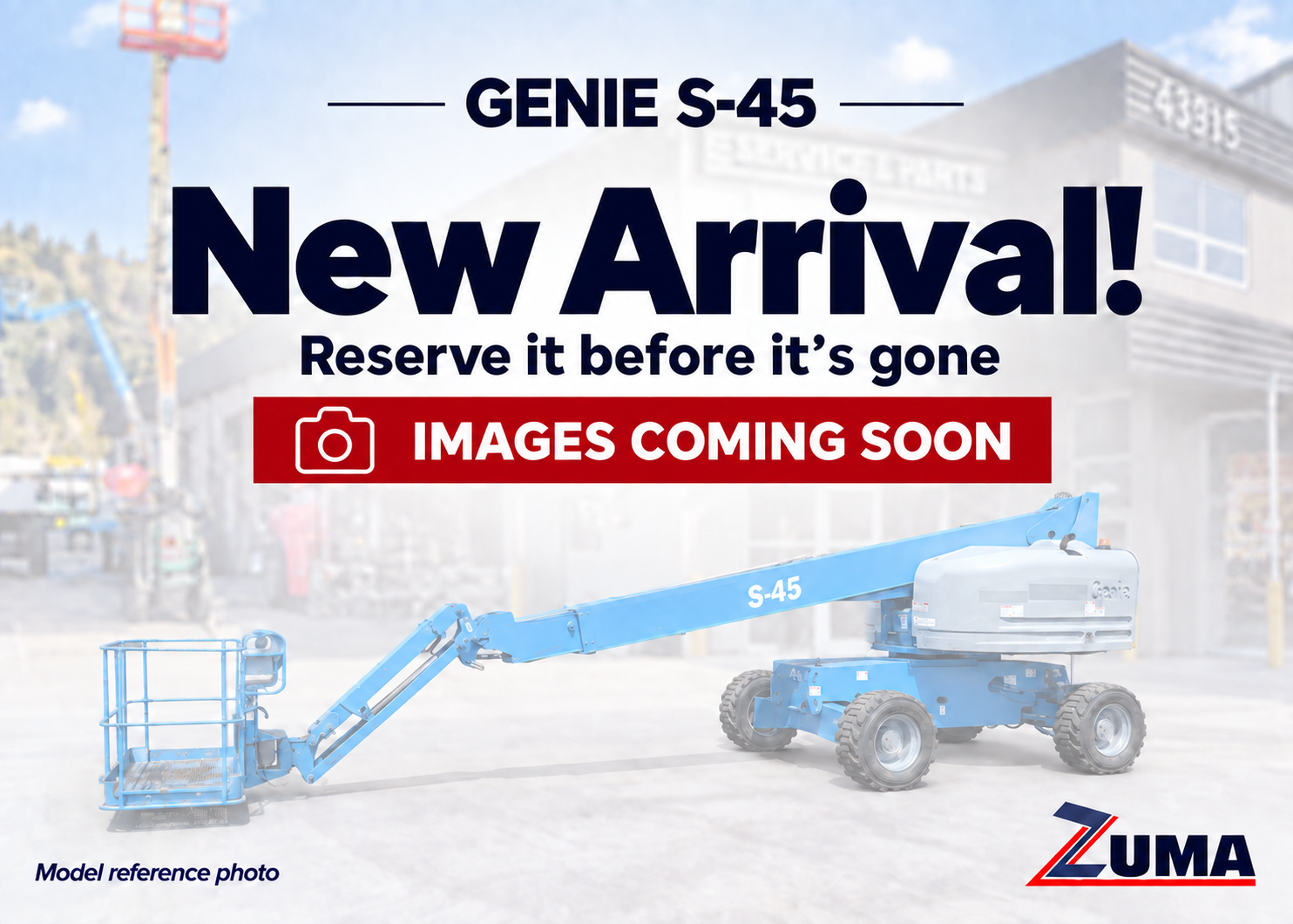 2017 Genie S-45 Boom Lift
