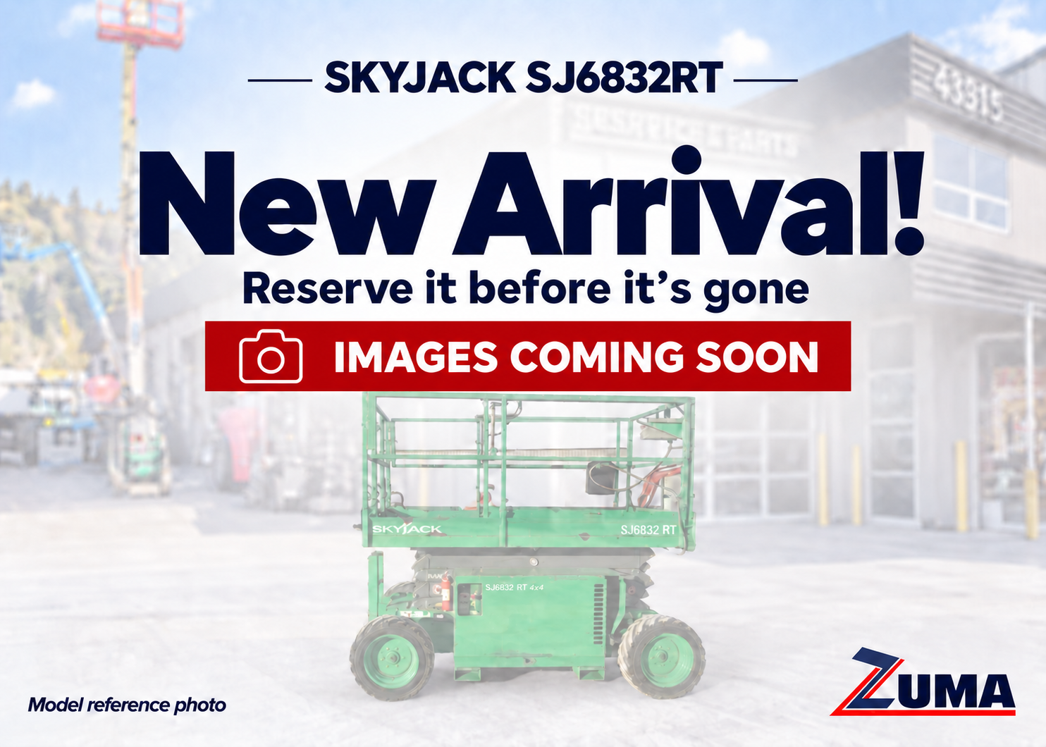 2018 Skyjack SJ6832RT Scissor Lift