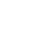 White video camera icon on black background.