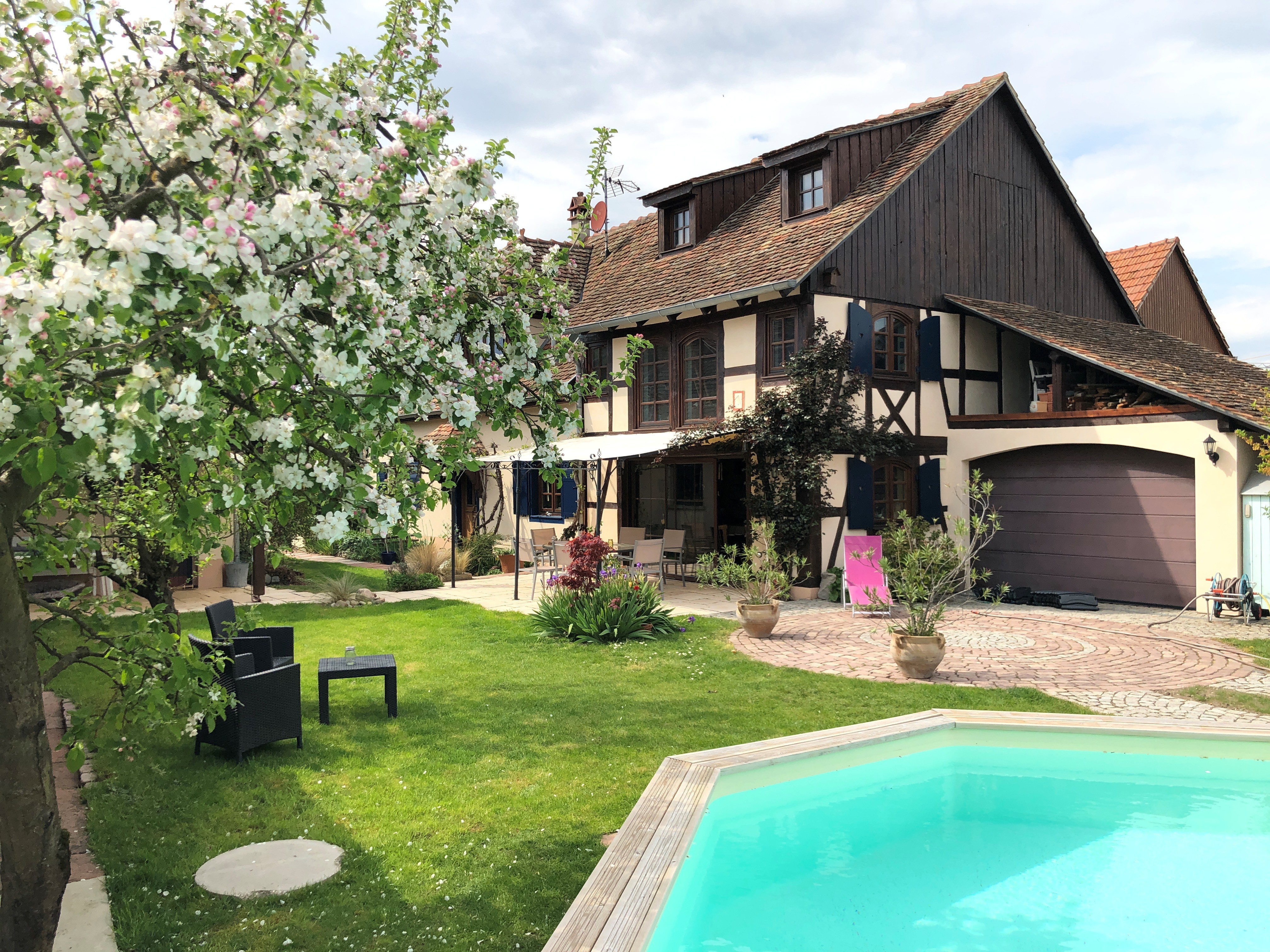 Maison individuelle en construction