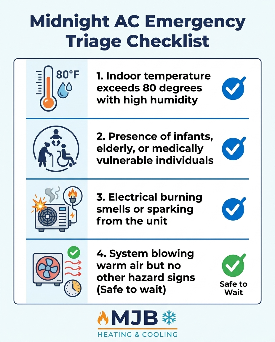 Midnight AC Emergency Triage Checklist