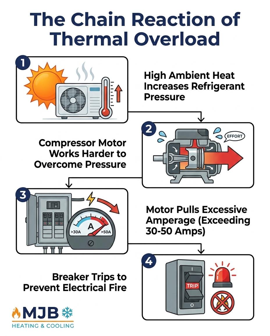 The Chain Reaction of Thermal Overload