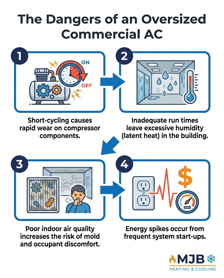 The Dangers of an Oversized Commercial AC