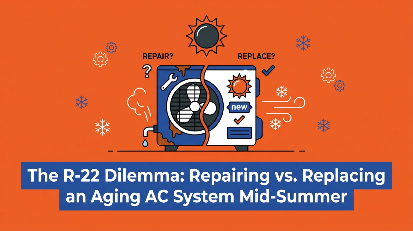 Repairing vs. Replacing an R-22 System Mid-Summer