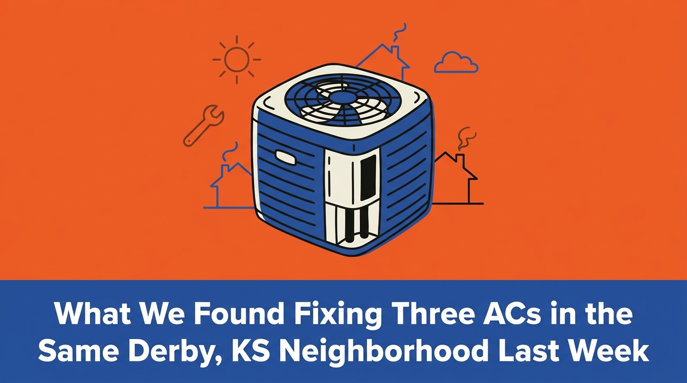 What We Found Fixing Three ACs in the Same Derby Neighborhood Last Week