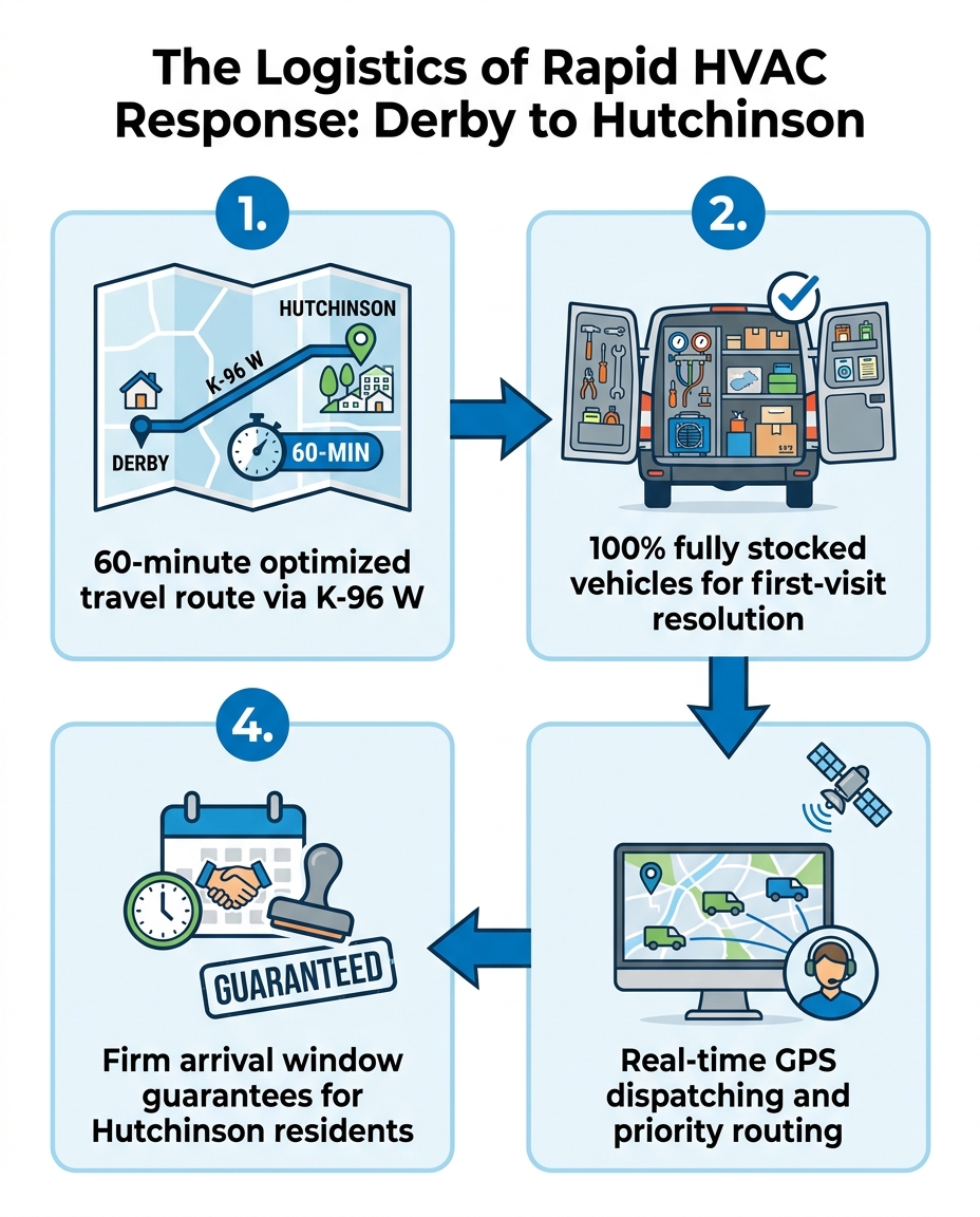 The Logistics of Rapid HVAC Response: Derby to Hutchinson