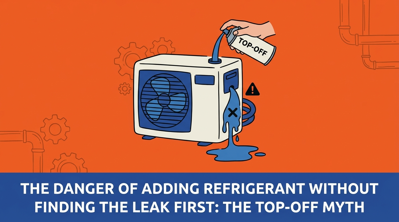 The Danger of Adding Refrigerant Without Finding the Leak First