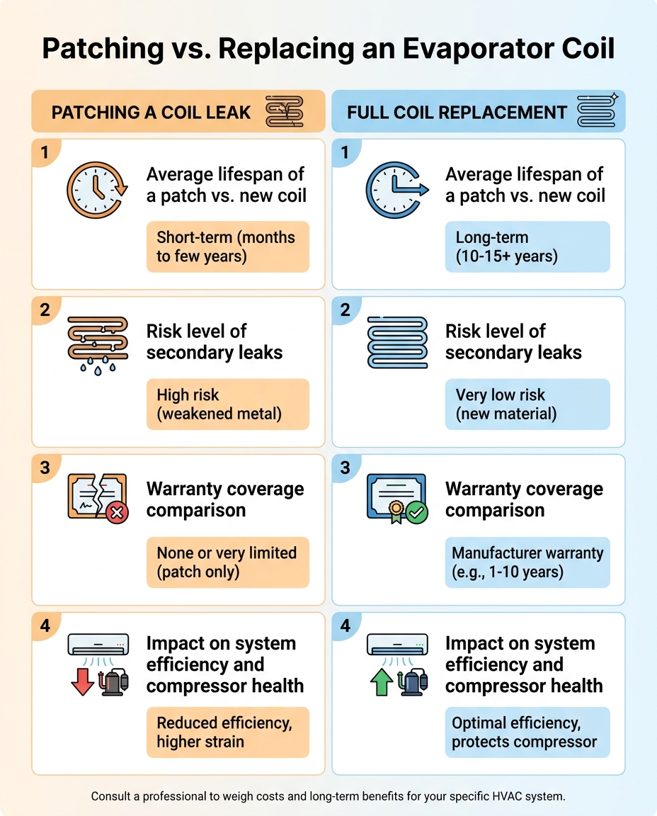 Patching vs. Replacing an Evaporator Coil