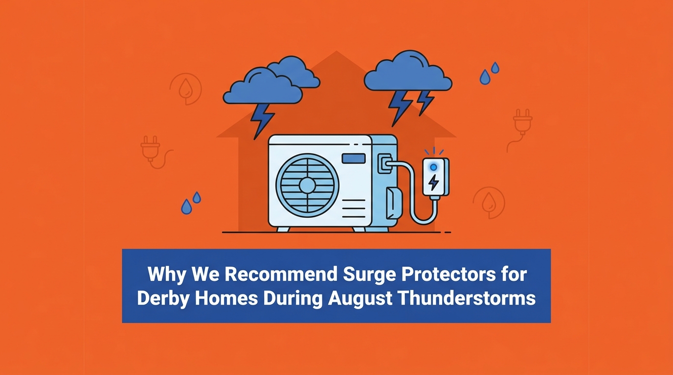 Why We Recommend Surge Protectors for Derby Homes During August Thunderstorms