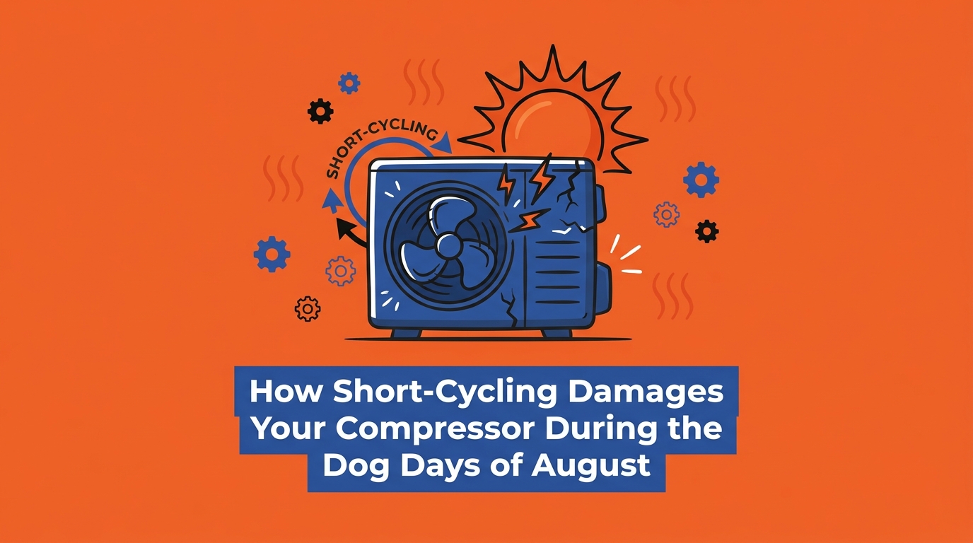 How Short-Cycling Damages Your Compressor During the Dog Days of August