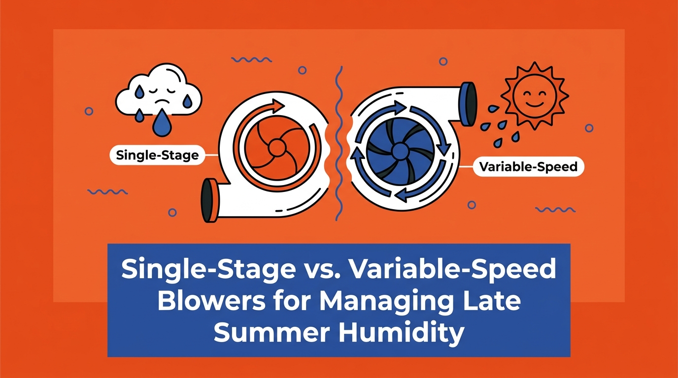 Single-Stage vs. Variable-Speed Blowers for Managing Late Summer Humidity
