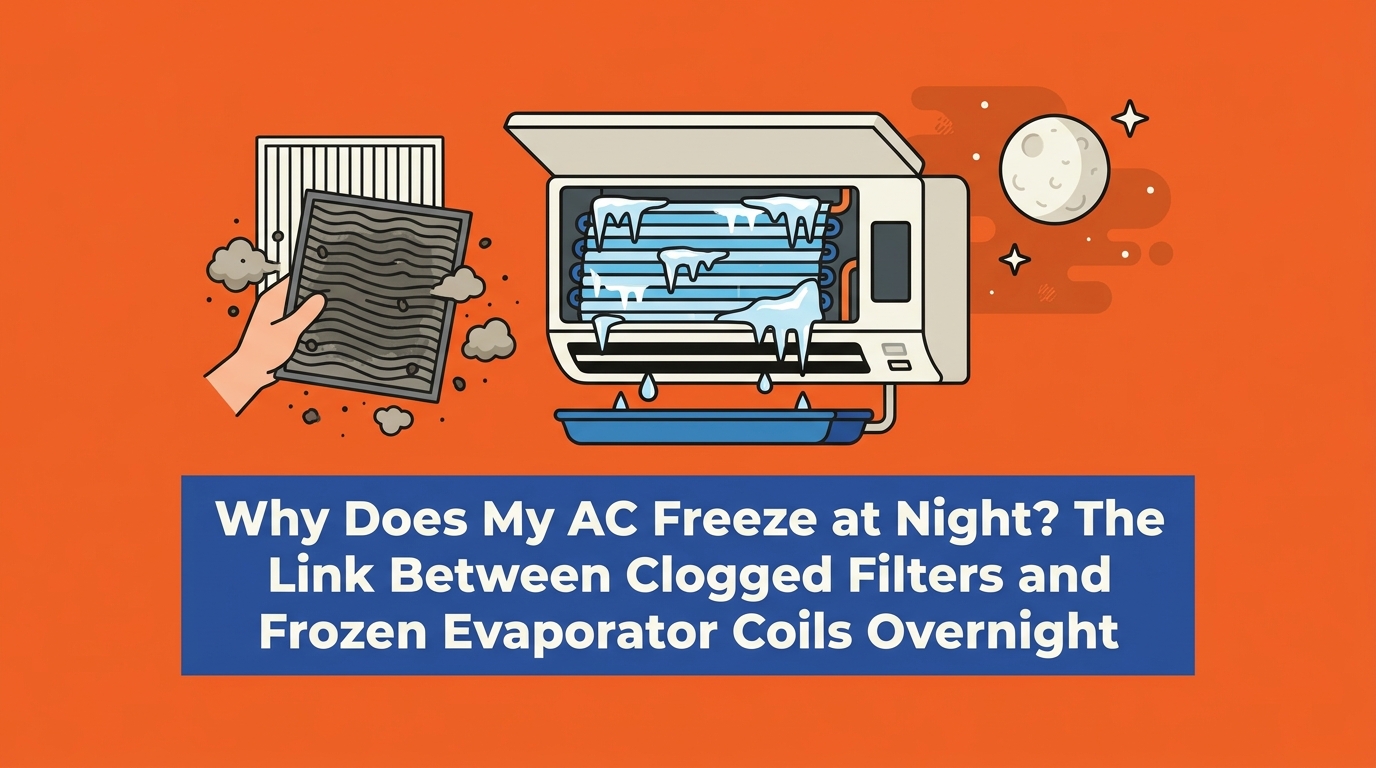 The Link Between Clogged Filters and Frozen Evaporator Coils Overnight