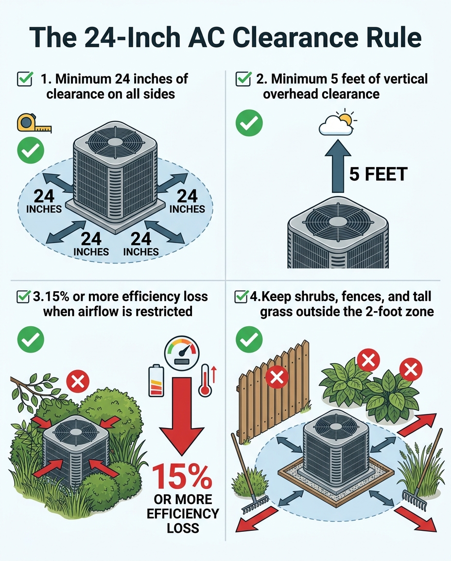 The 24-Inch AC Clearance Rule