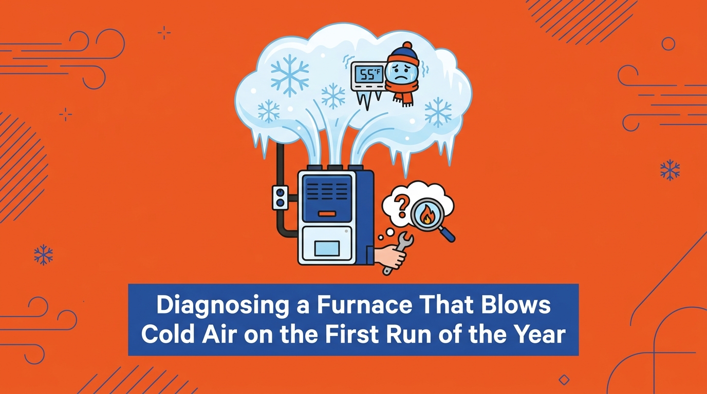 Diagnosing a Furnace That Blows Cold Air on the First Run of the Year