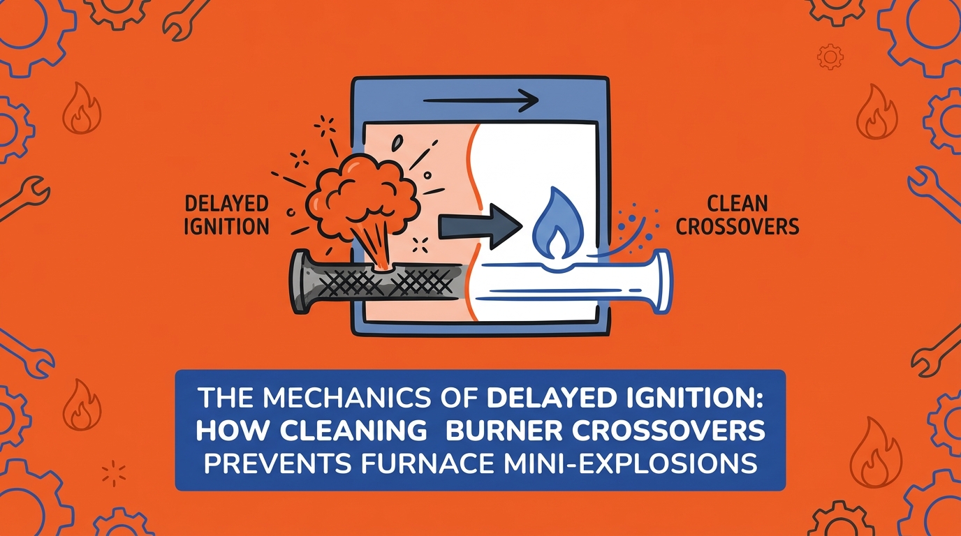 Cleaning Burner Crossovers to Prevent Mini-Explosions in Your HVAC System