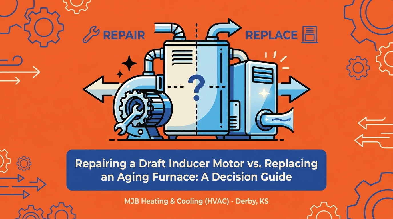 Repairing a Draft Inducer Motor vs. Replacing an Aging Furnace