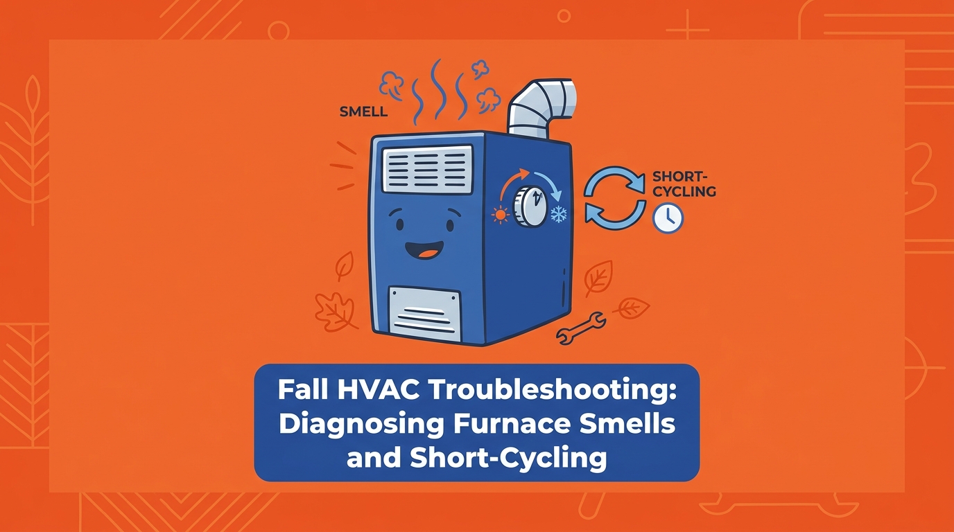 Fall HVAC Troubleshooting: Diagnosing Furnace Smells and Short-Cycling