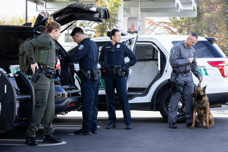 Law enforcement uniforms supplied by Frontline Safety