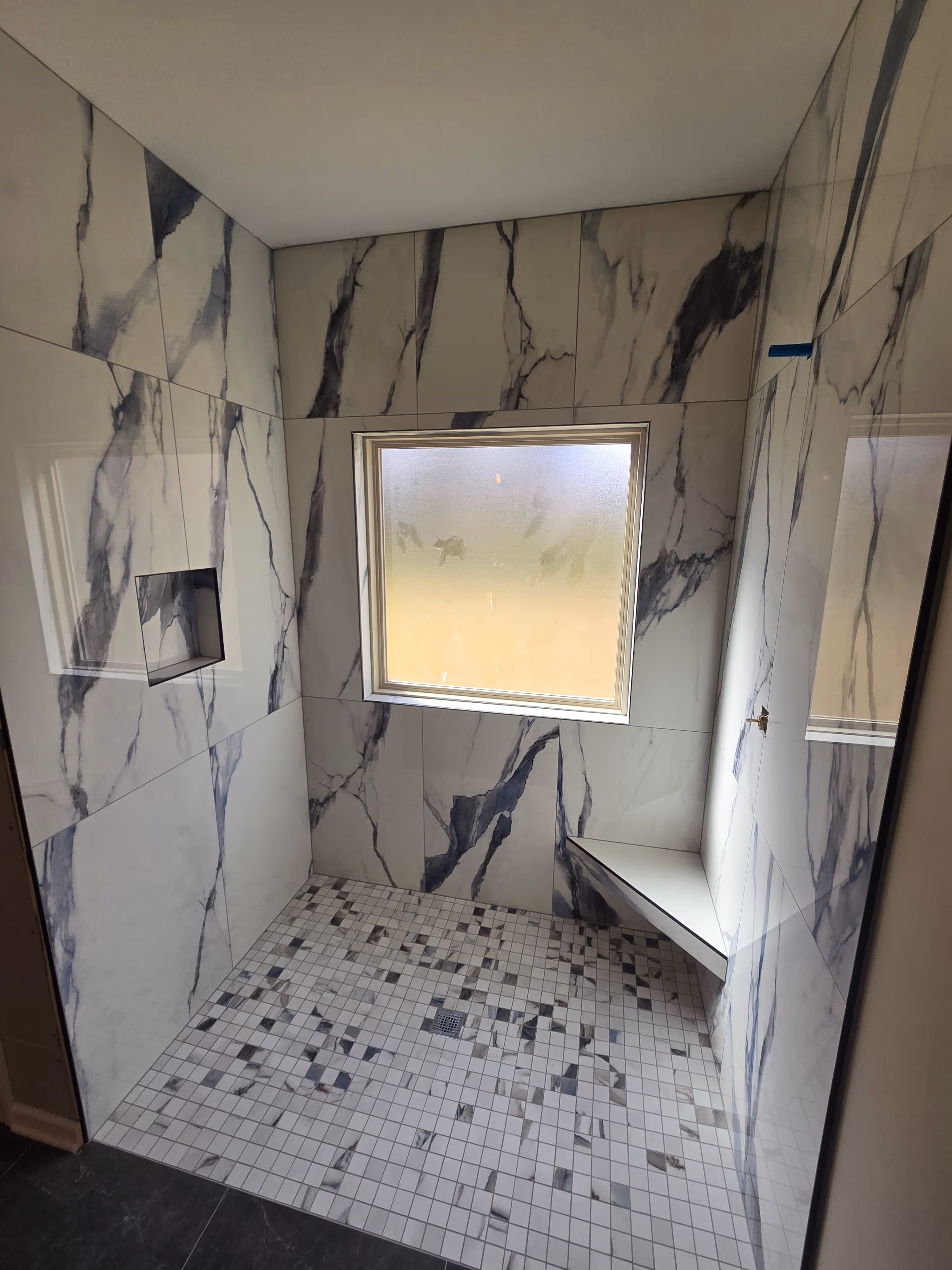 shower tile instalation