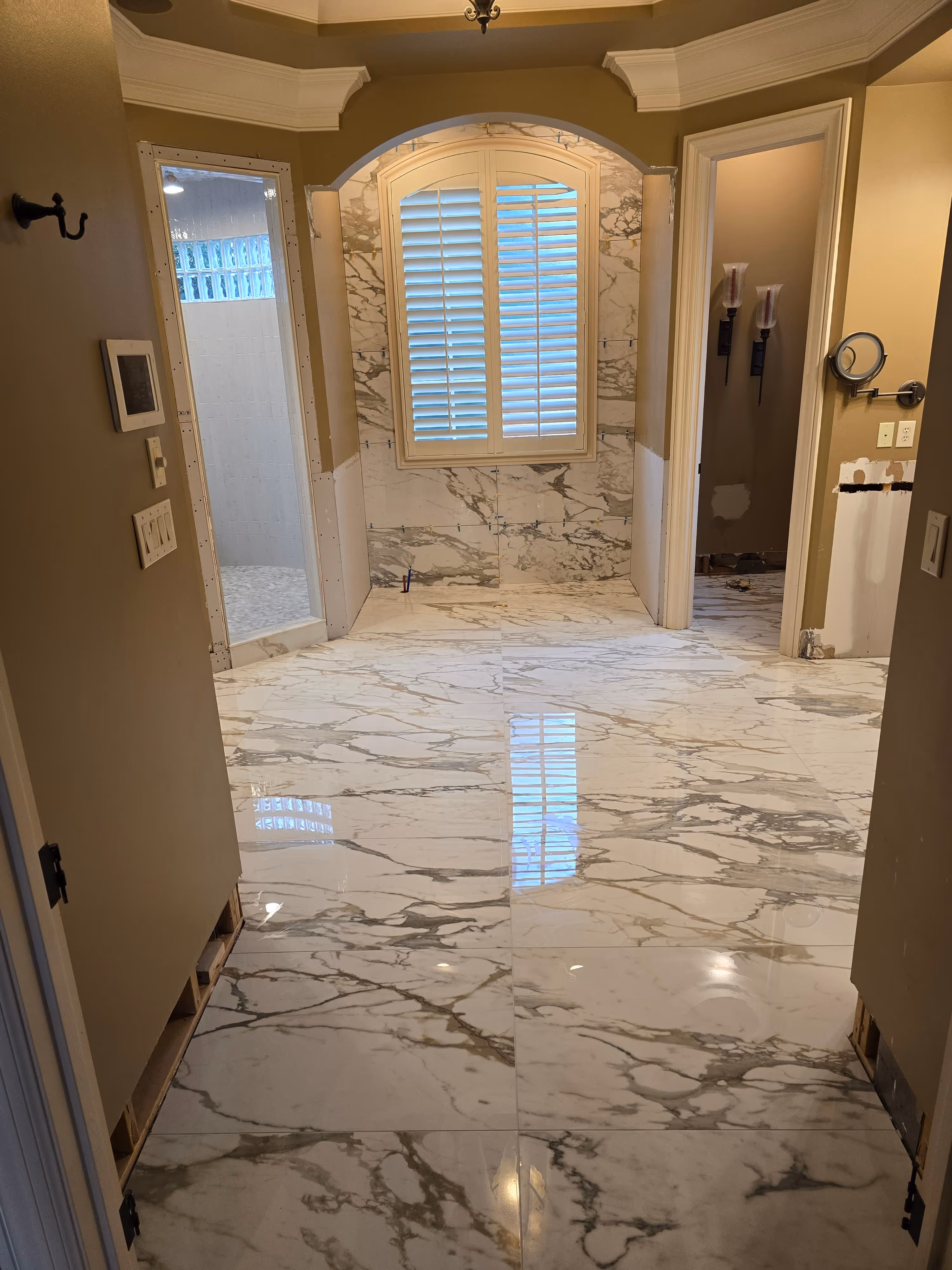 floor tile instalation