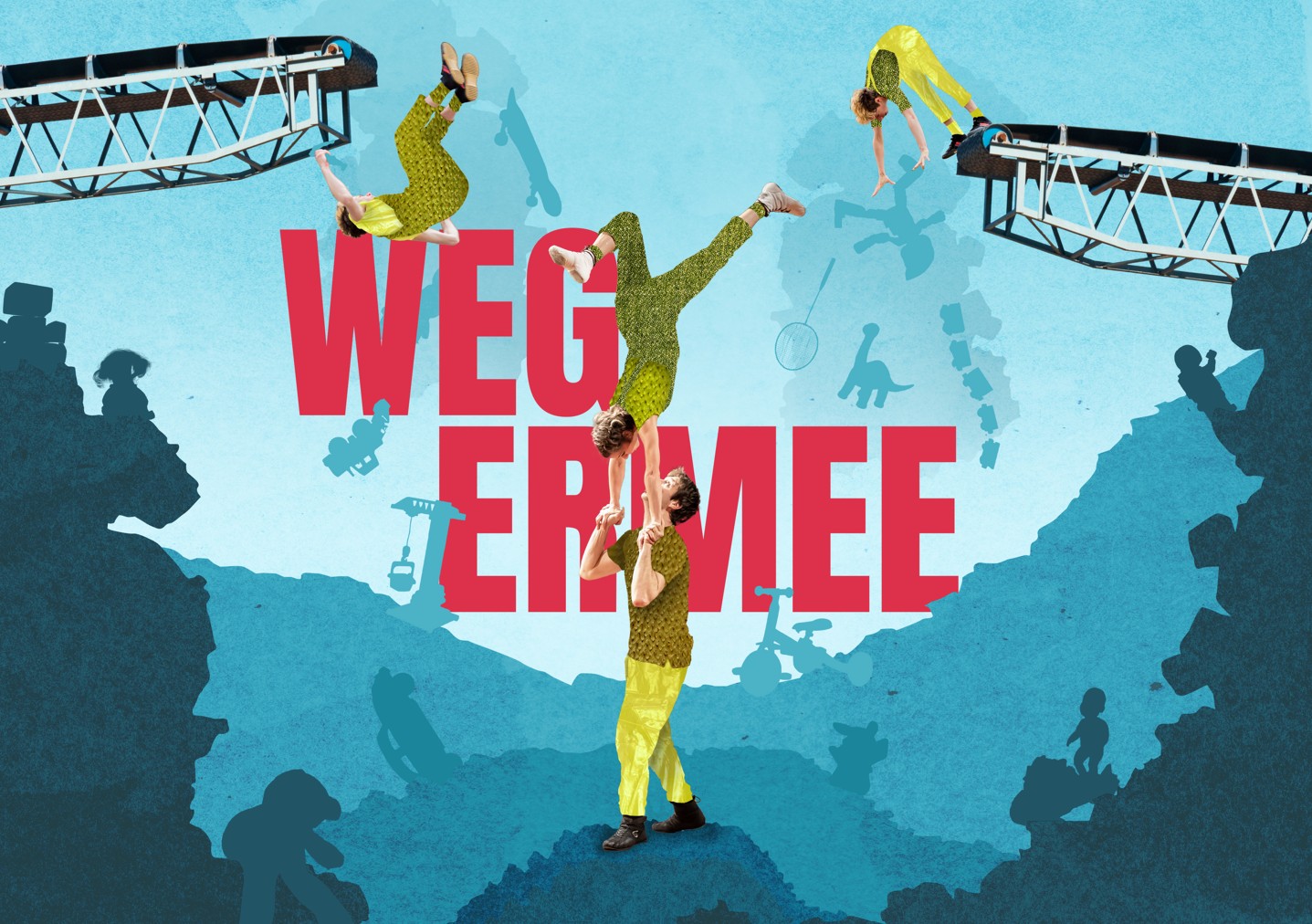 Een circustheatervoorstelling waarin afval de show steelt