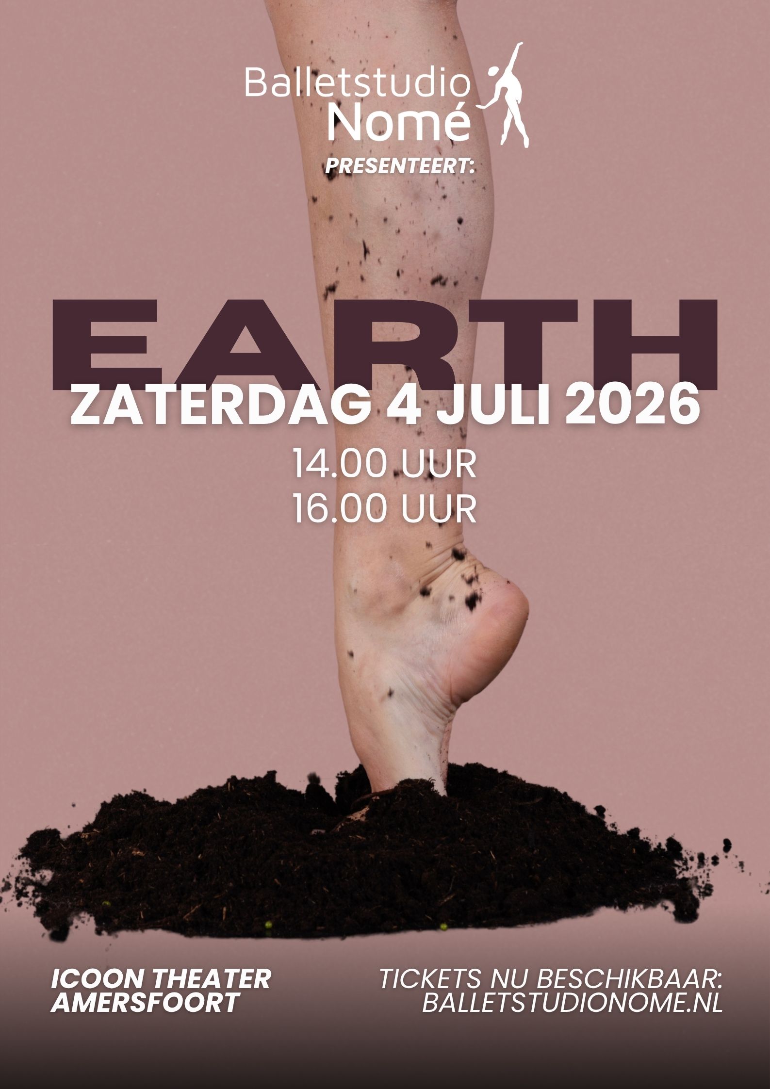 Een spitze staat in de aarde