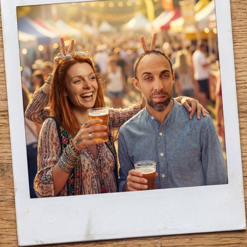 Eran met zijn vriendin Eva die duidelijk met AI is gemaakt