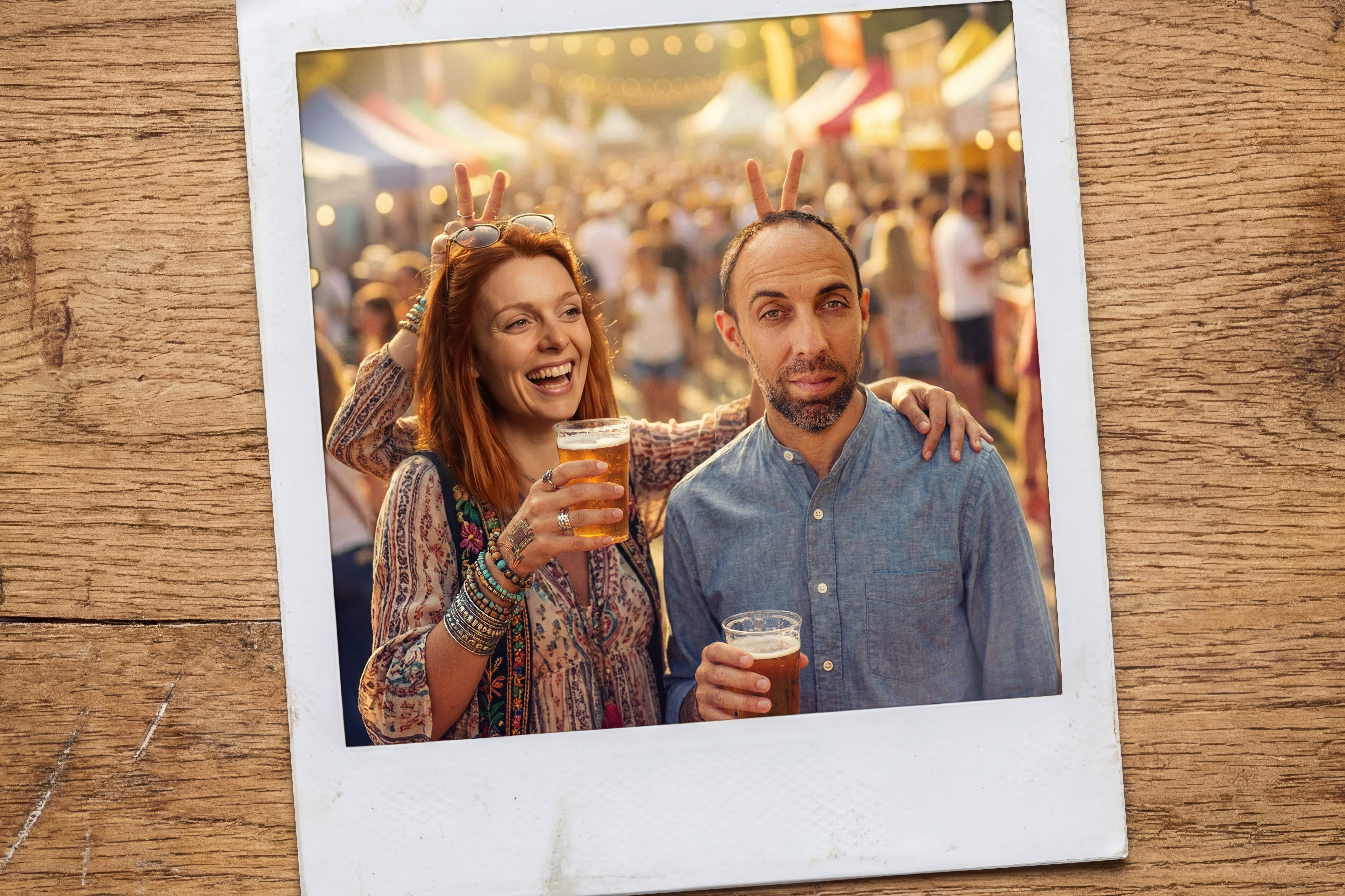 Eran met zijn vriendin Eva die duidelijk met AI is gemaakt