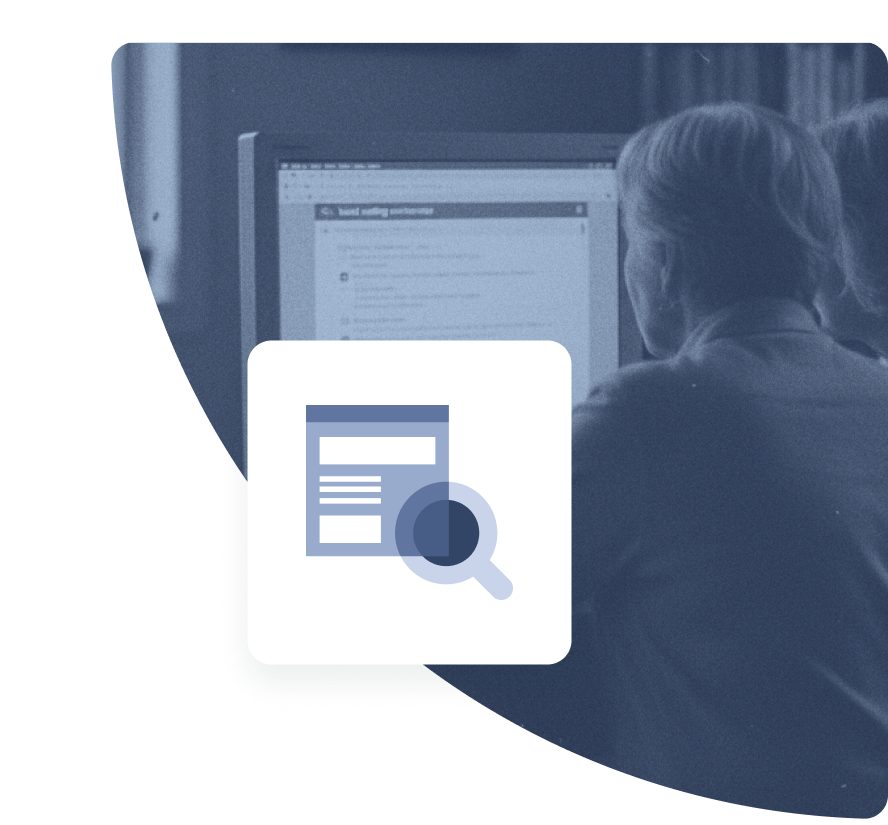 A laptop and smartphone displaying the JobNimbus platform. The laptop shows a contact details page for "Draco Alley" with options for documents, tasks, and related information. The smartphone on the left shows a list of leads. Both devices highlight different aspects of managing client information within the platform.