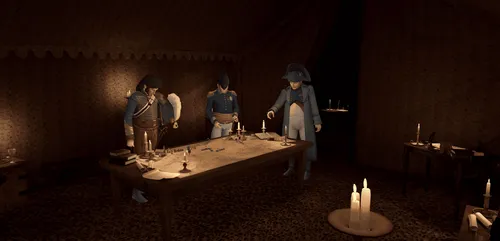 Extrait de l'expérience immersive en VR : Napoléon dans la tente des maréchaux