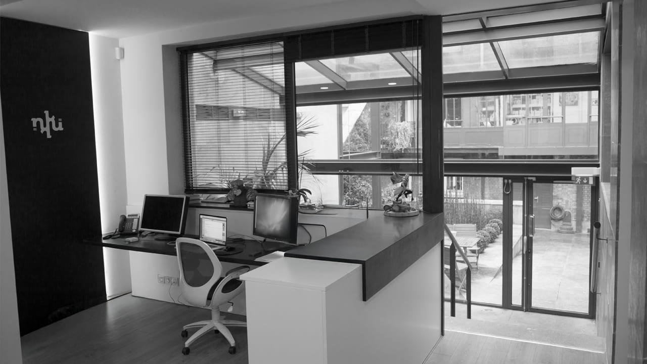 Inside NKI Studio — Custom-designed creative office in Paris (2014–2024), where Akama’s production team crafted award-winning animation and VFX.