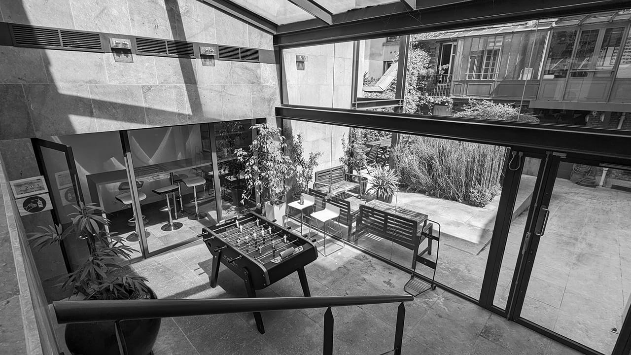 Inside NKI Studio — Custom-designed creative office in Paris (2014–2024), where Akama’s production team crafted award-winning animation and VFX.
