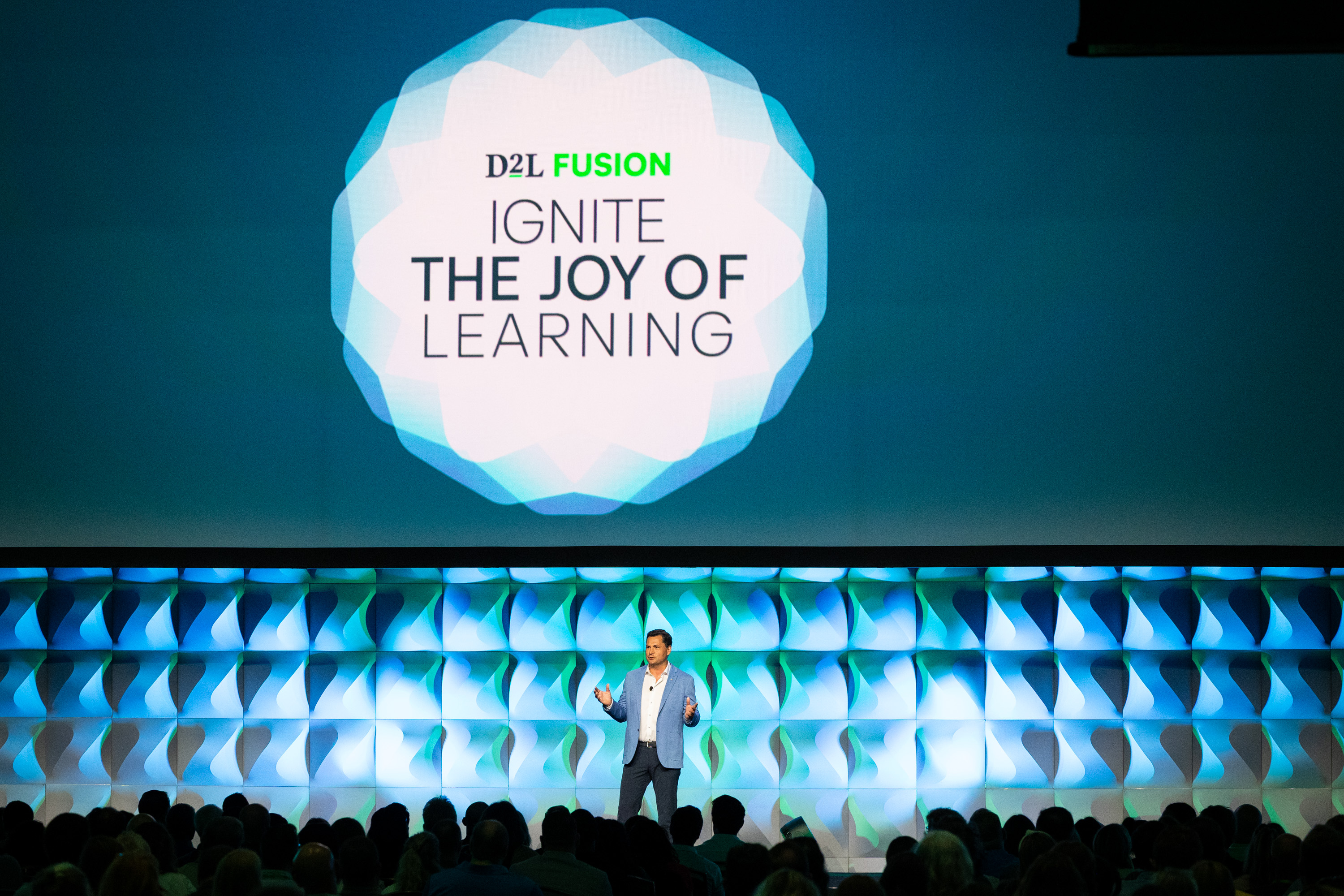 Keynote at the D2L Fusion Annual corporate conference planned by TK Events in the U.S.