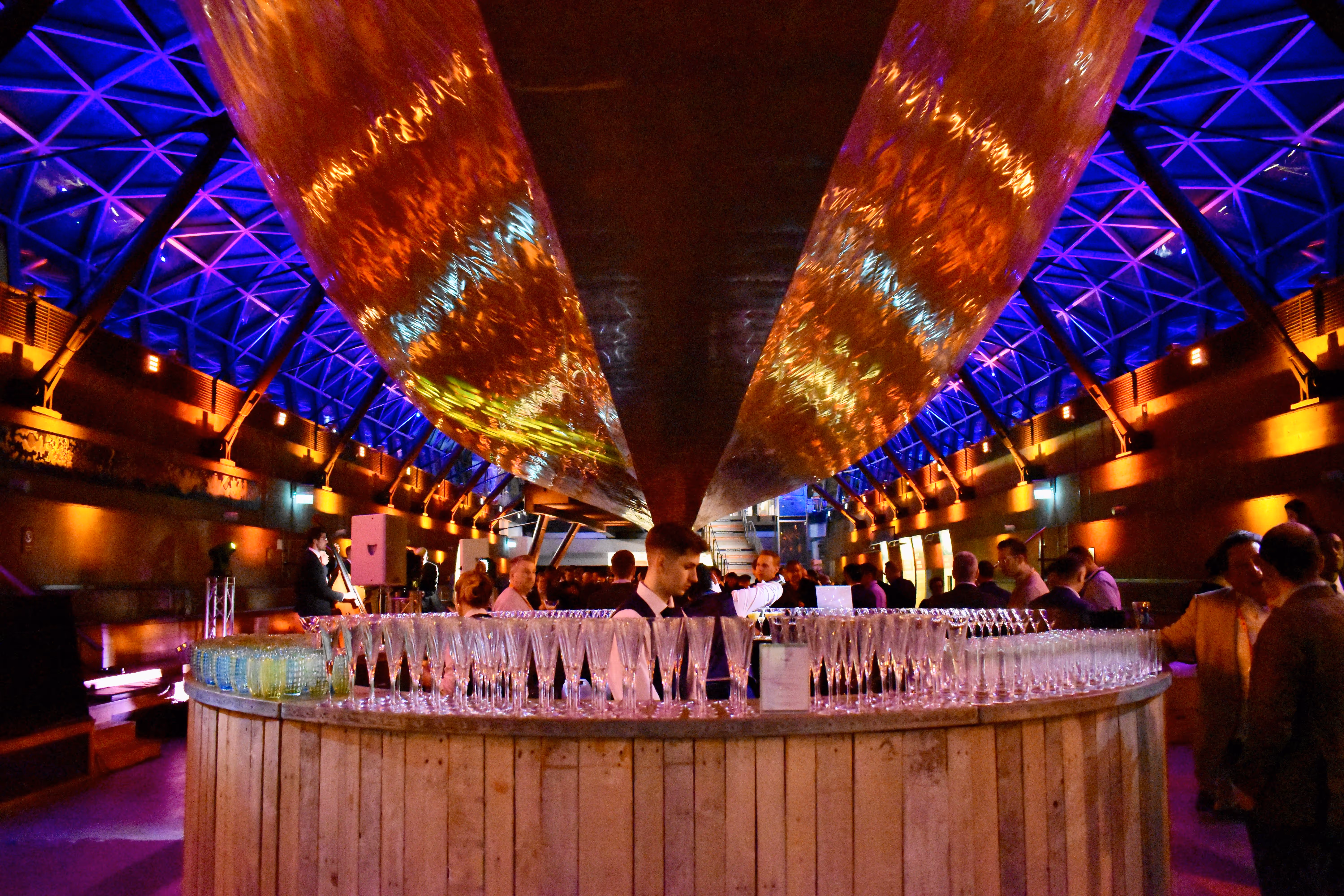 Corporate bar design and setup by the TK Events team