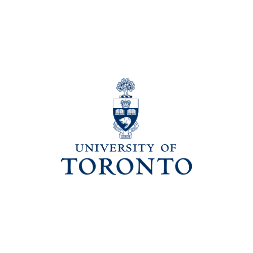 University of Toronto emblem featuring a shield with a tree, open books, a bear, and the motto 'Velut Arbor'.