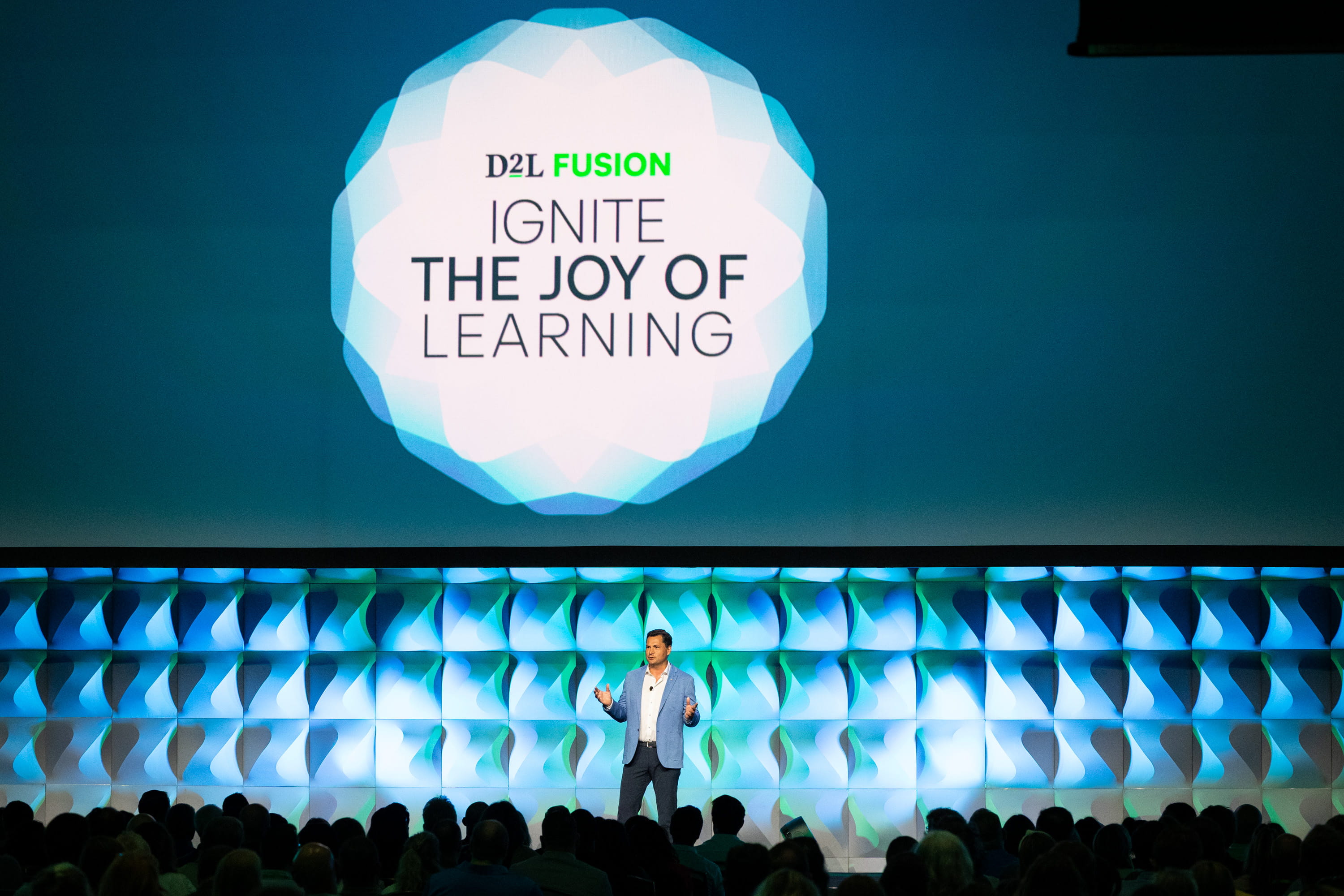 Keynote at the D2L Fusion Annual corporate conference planned by TK Events in the U.S.