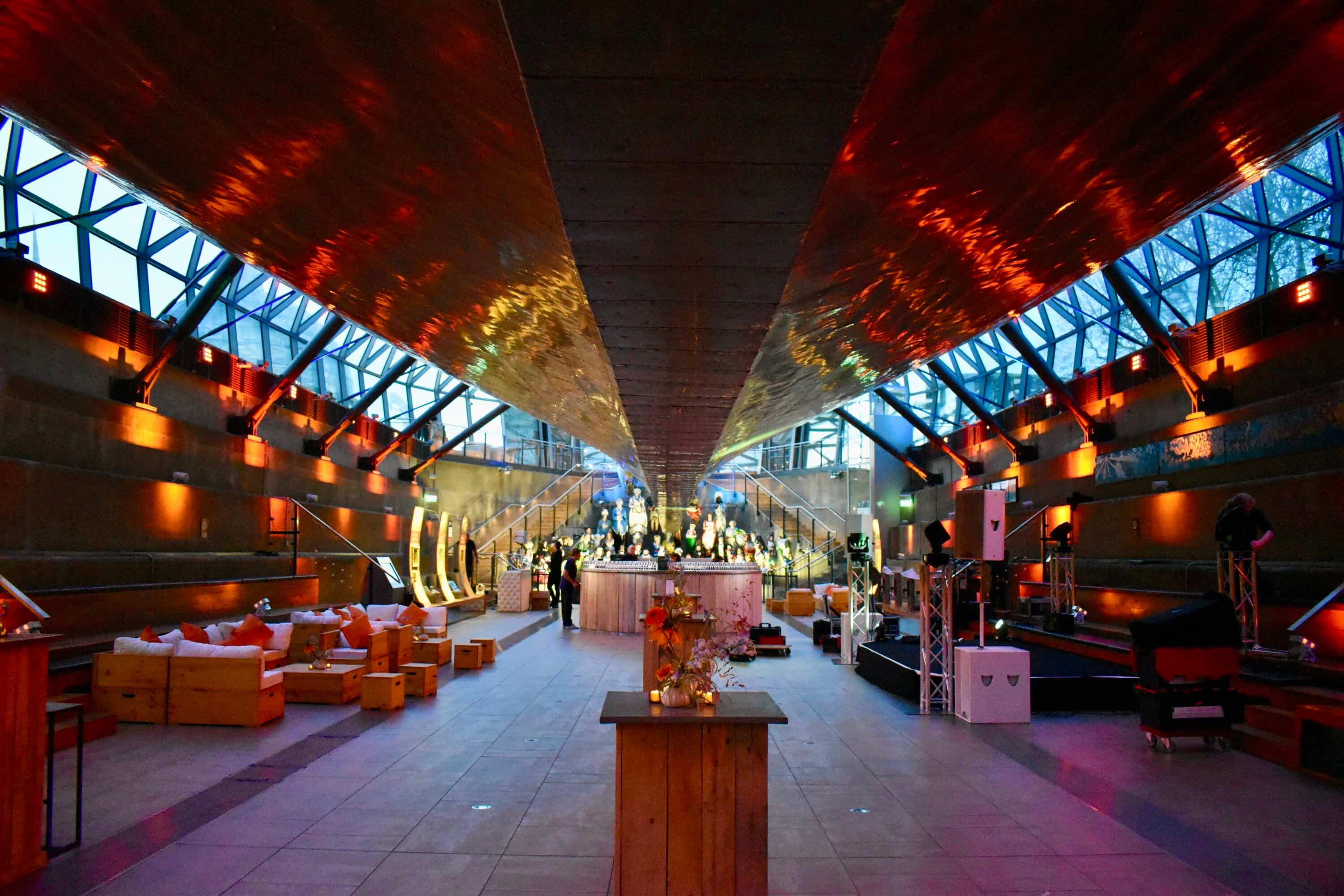 Inside an intimate and cozy resto/bar venue in London UK