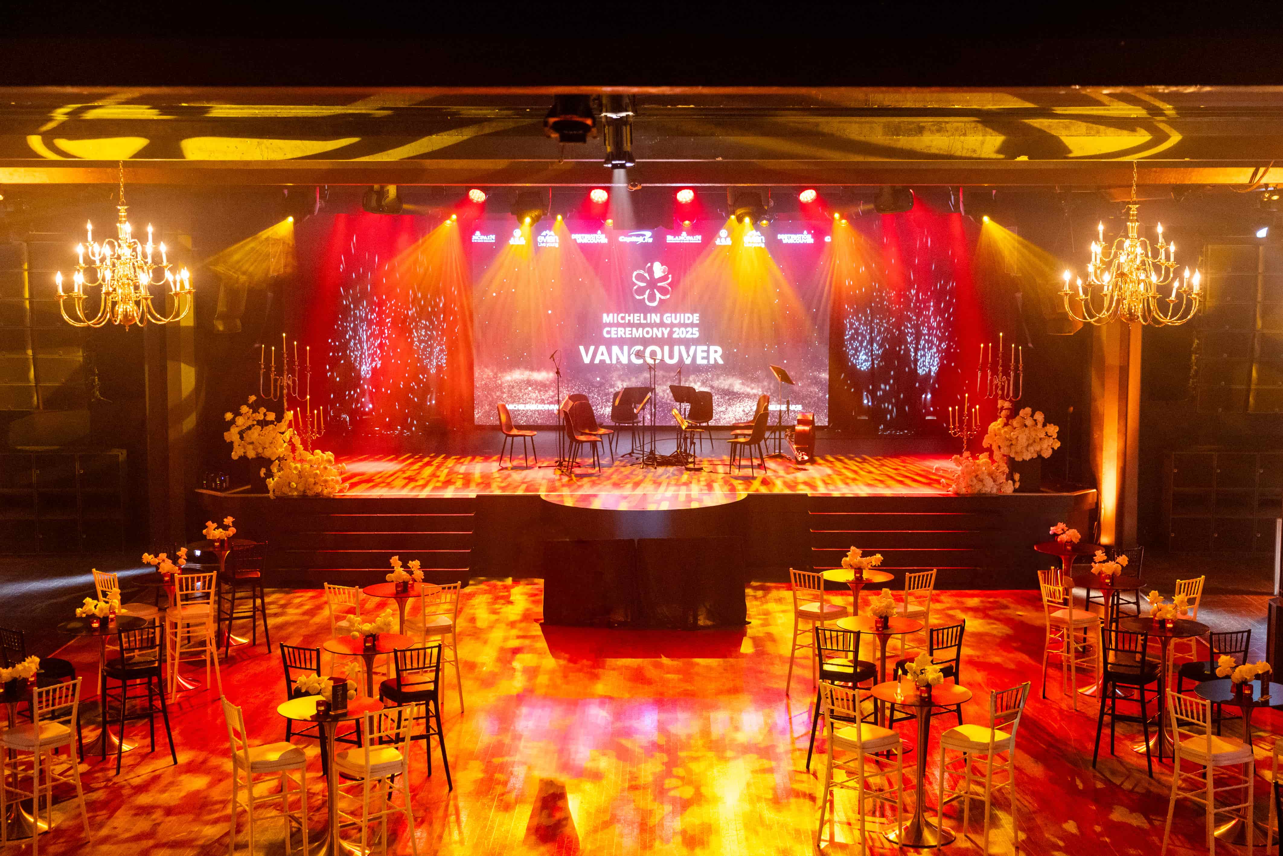 Michelin Guide ceremony in 2025 - designed and created by TK Events & Trish Knox