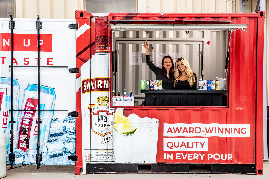 Smirnoff - experiential marketing pop up created by TK Events & Trish Knox