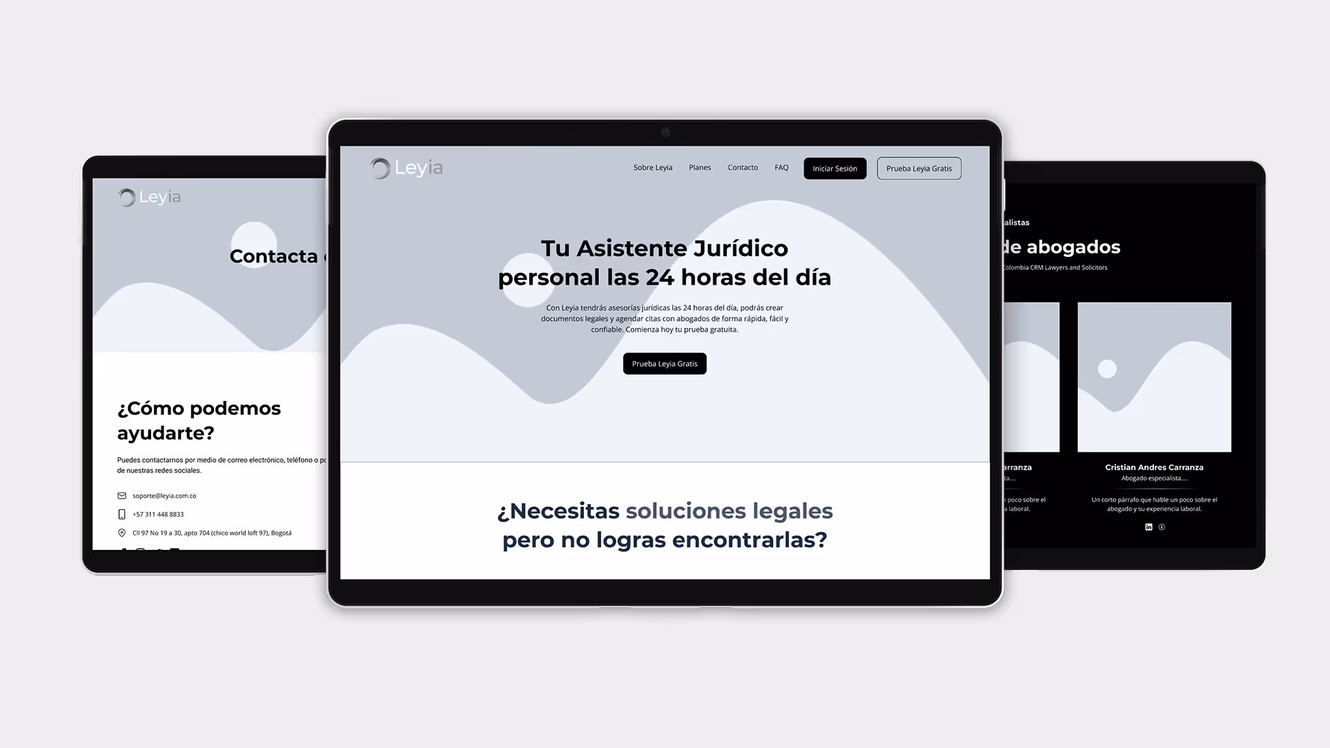 Low fidelity prototype for the webiste