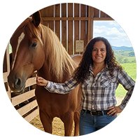 Photography of Diana, a participant of the second usability study.