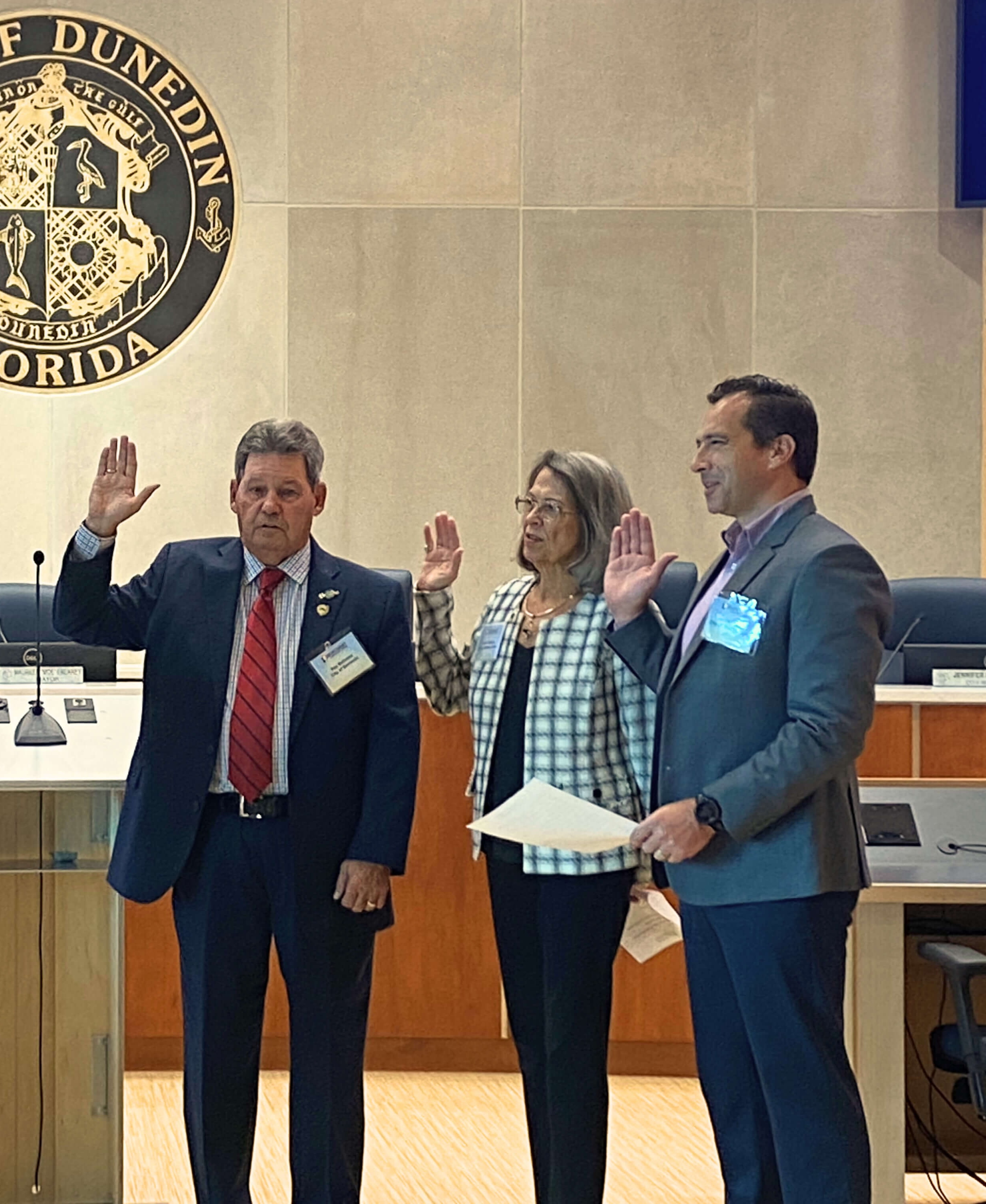 Photo of volunteers planting a garden